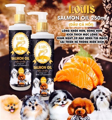 LỢI ÍCH CỦA DẦU CÁ HỒI ĐỐI VỚI THÚ CƯNG 